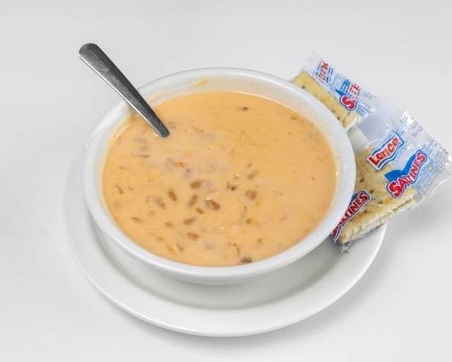 Bowl Bean & Bacon Soup.