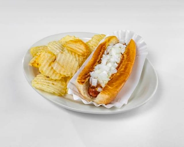 Seniors Mayberry Hot Dog.