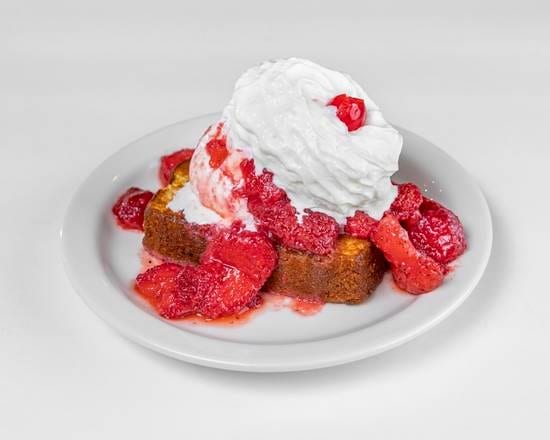 Strawberry Pound Cake.