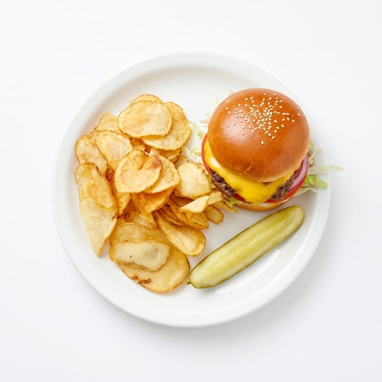 Indulge in Our Cheeseburger